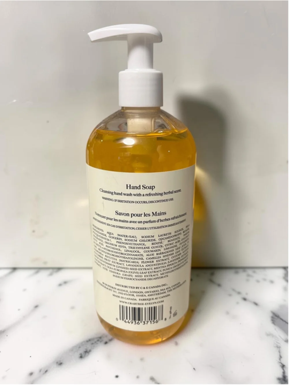 Crabtree & Evelyn Gardeners Hand Soap 16.9 Oz Pump New